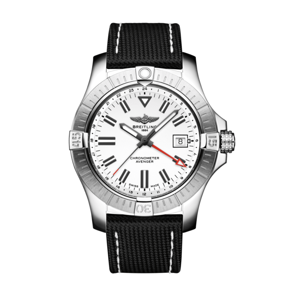 Avenger Automatic GMT 43 Stainless Steel - White