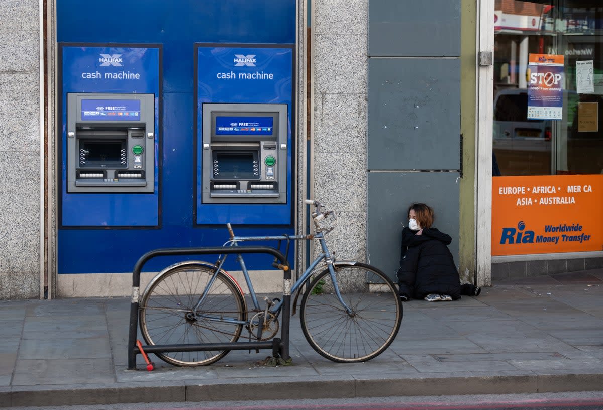 Women sleeping rough were forced to depend on frontline services for period products but provision is patchy and inadequate, the study found, meaning women can be forced to shoplift period products or go without food to afford them (Getty Images)