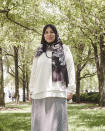 <p><b>In what ways does your faith influence your fashion choices? </b> Faith blends into my fashion as I try to incorporate scarves, shawls, and skirts that are somewhat on the looser side, and also carry designs and patterns found throughout the Muslim world.<br>(Photo: Jamie Berg for Yahoo Lifestyle) </p>