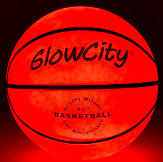 GlowCity Glow in the Dark Basketball