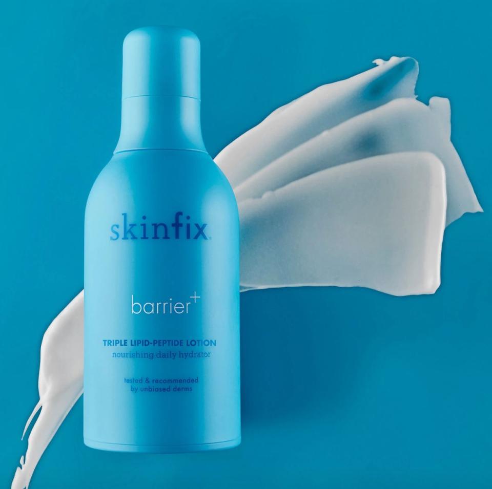 "This lightweight lotion is an intensely nourishing milk that partners lipids and peptides to drench the skin in moisture," English said. "It also features hyaluronic acid to boost water levels in the skin before sealing it all in with its namesake barrier builders."&nbsp;<a href="https://fave.co/3a8WrRf" target="_blank" rel="noopener noreferrer">Get it at Sephora for $38</a>.