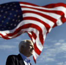 <p>Republican presidential candidate Sen. John McCain, R-Ariz. speaks at a rally outside Raymond James Stadium in Tampa, Fla., Monday, Nov. 3, 2008. (Photo: Carolyn Kaster/AP) </p>