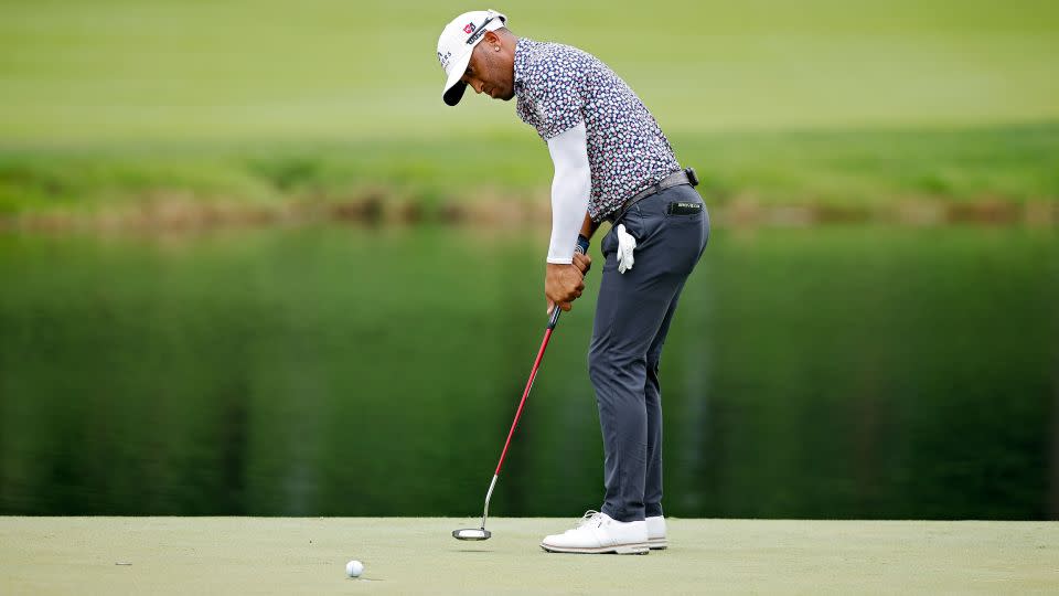 Mack putts at the Korn Ferry Tour's 2023 Price Cutter Charity Championship at Highland Springs Country Club in Springfield, Missouri. - Mike Mulholland/Getty Images