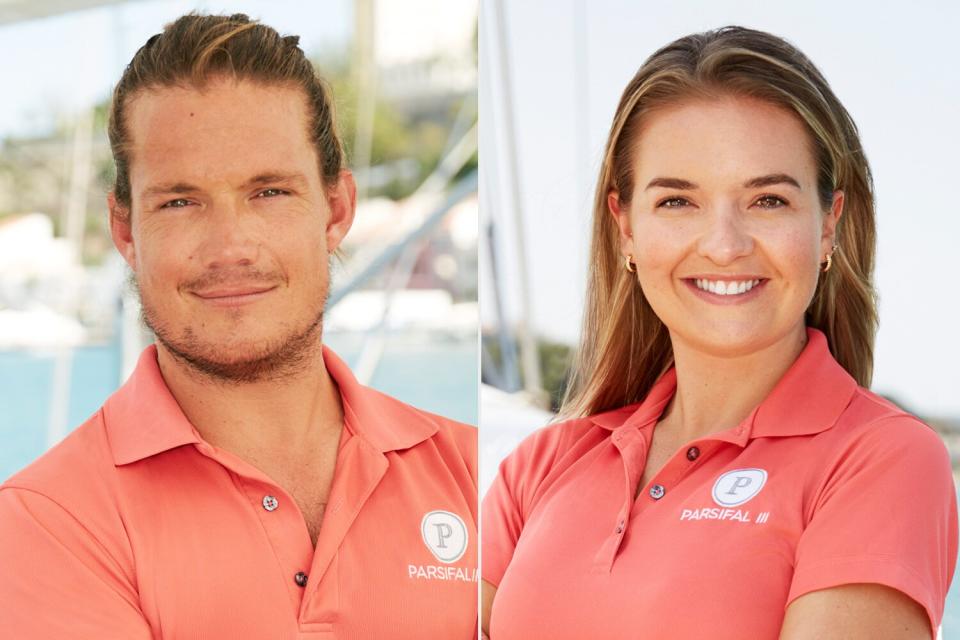 BELOW DECK SAILING YACHT -- Season:3 -- Pictured: Gary King -- (Photo by: Laurent Basset/Bravo); BELOW DECK SAILING YACHT -- Season:3 -- Pictured: Daisy Kelliher -- (Photo by: Laurent Basset/Bravo)