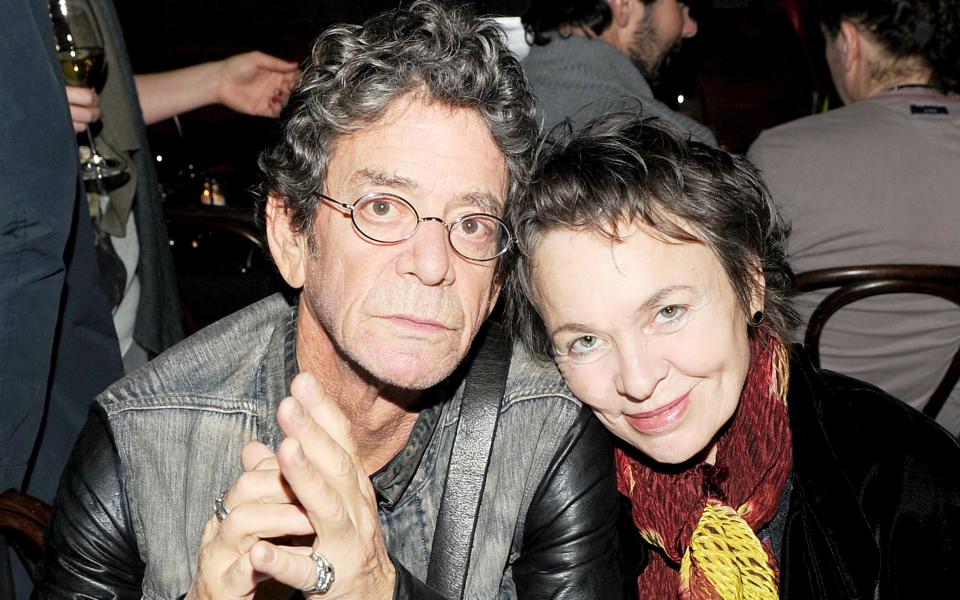 Laurie Anderson and Lou Reed in 2011 - Credit: Rex