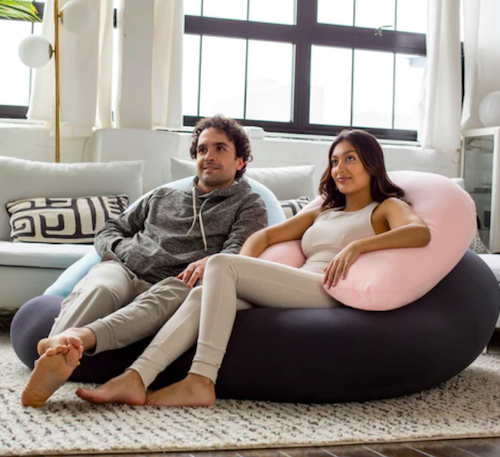 Super Moon Pod gaming bean bag chair for two