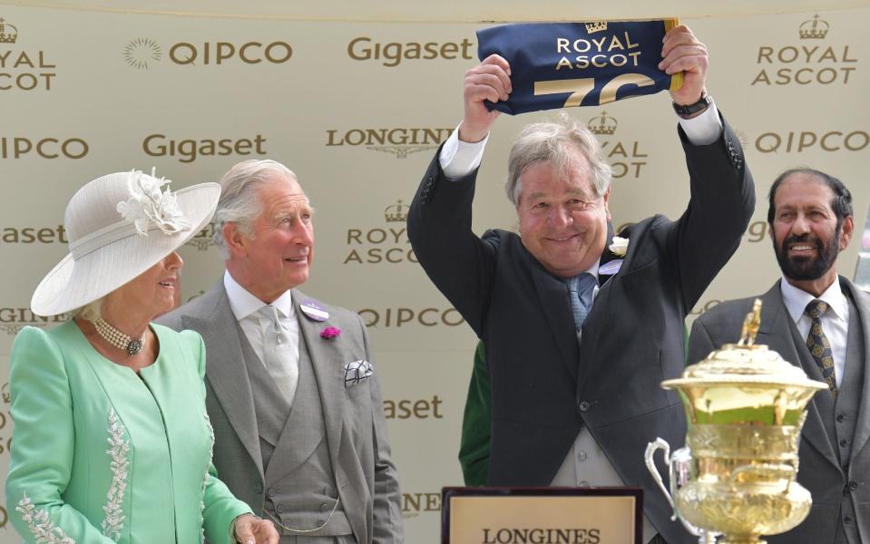 Sir Michael Stoute becomes trainer with most wins in Royal Ascot’s history