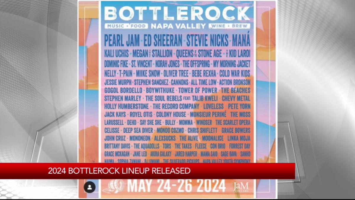 BottleRock 2024 lineup announced