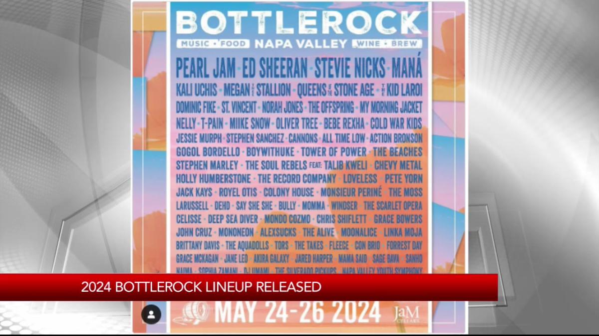 Bottlerock 2024 Lineup Announced