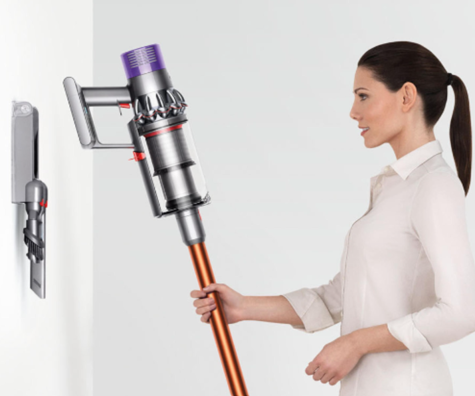 When you're finished with your Dyson, simply hang it up on the wall mount to recharge. Source: Catch.com.au