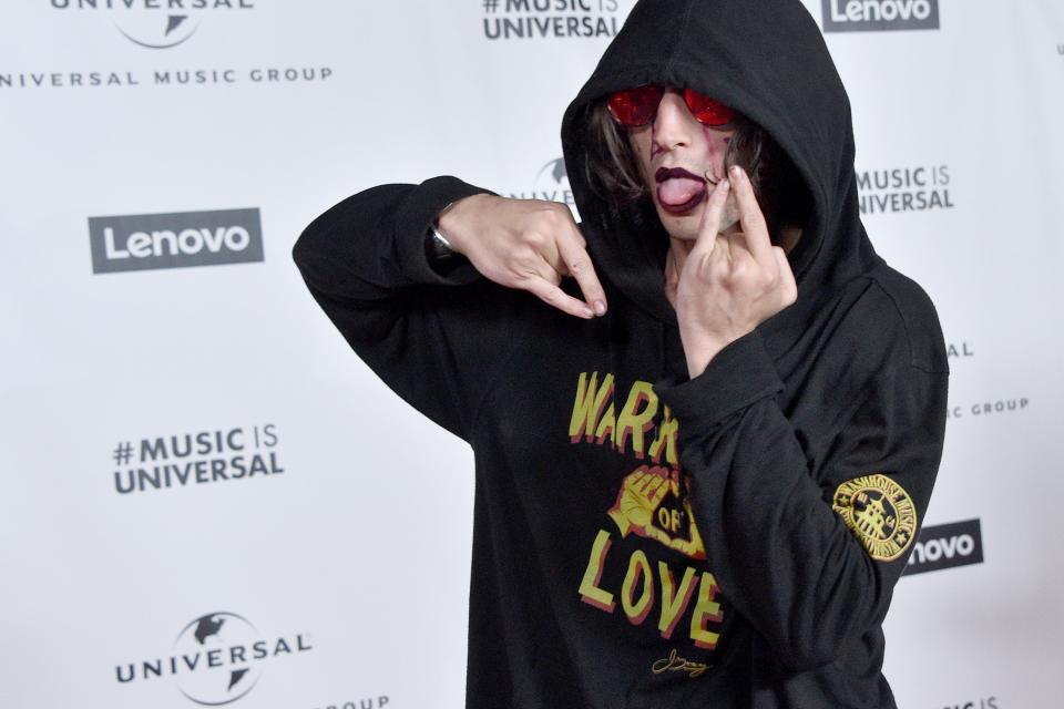 Ezra Miller attends the Universal Music Group Hosts 2020 Grammy After Party on January 26, 2020, in Los Angeles, California. 