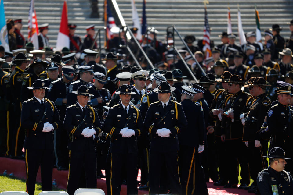 Trump speaks at the National Peace Officers’ Memorial