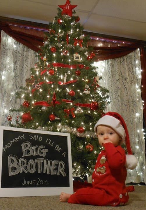 From baby bumps dressed in holiday lights to ugly-sweater parties, get inspired by these genius Christmas pregnancy announcement ideas submitted by happy parents-to-be.