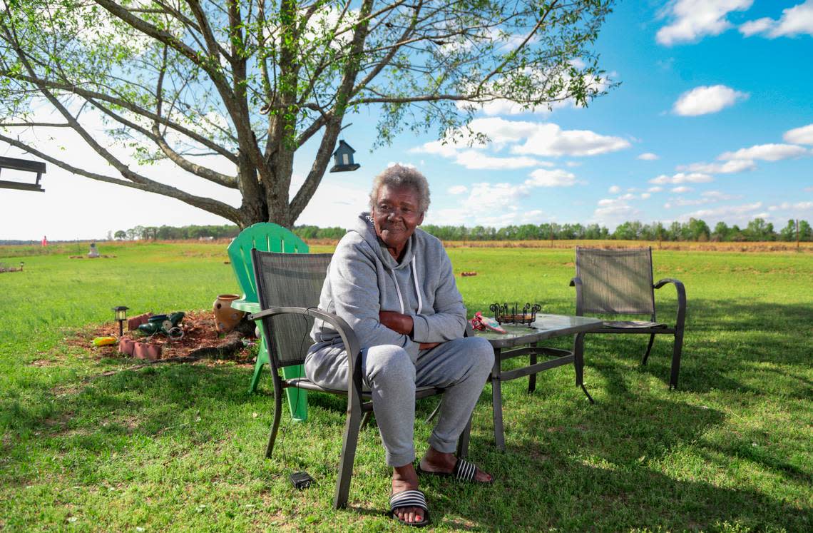 Shirley Alford, 67, at her home in Darlington County on Wednesday, March 29, 2023. Alford’s well water is contaminated with PFAS. Fertilizer that contained the forever chemicals was spread on adjacent farm land.