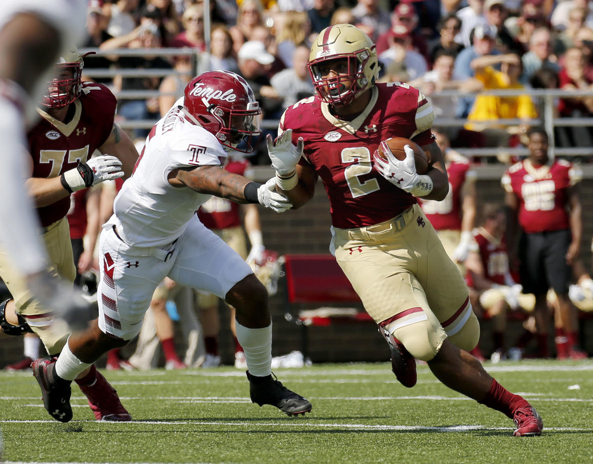 Boston College RB AJ Dillon will not play vs. NC State