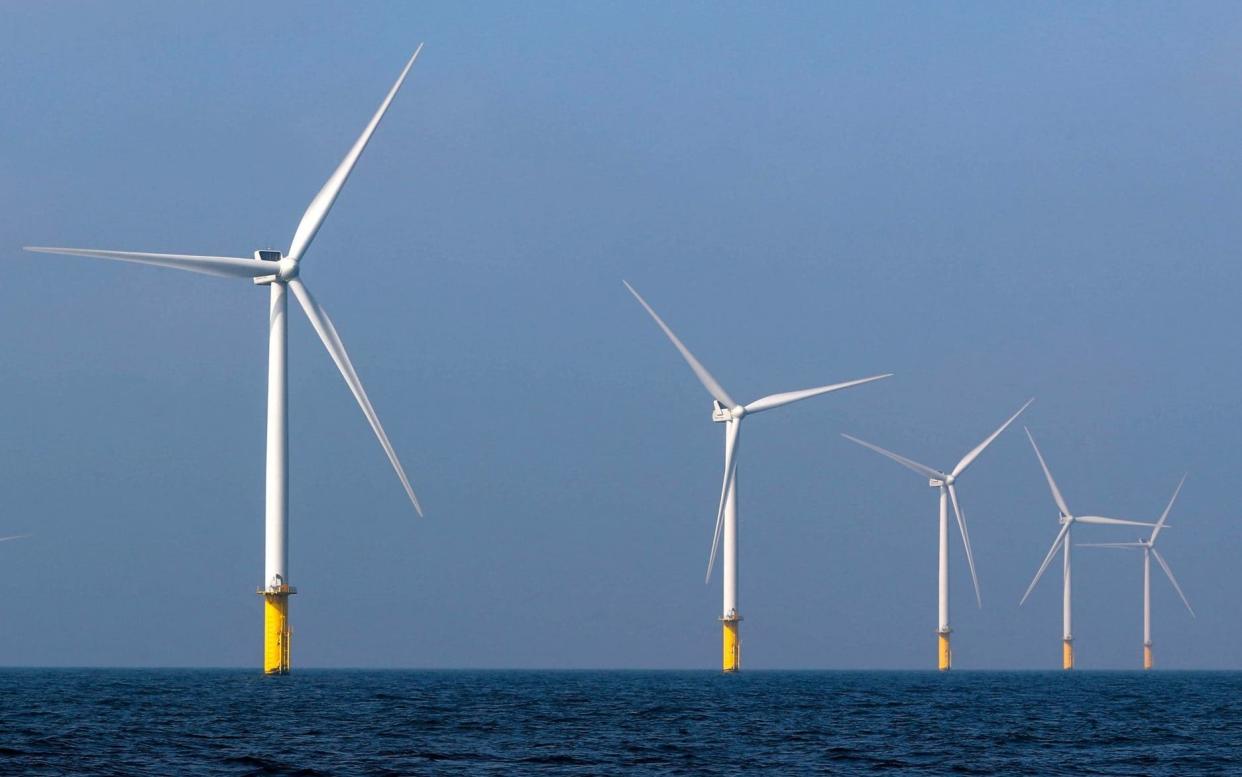 Power-generating windmill turbines - YVES HERMAN /REUTERS