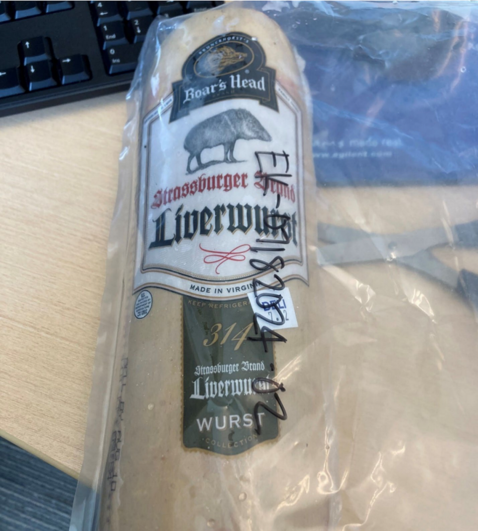 Boar’s Head Strassburger Brand Liverwurst was part of a July 26, 2024, recall of deli meats nationwide.