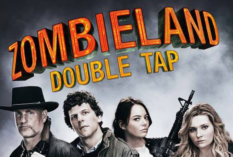 Woody Harrelson, Jeese Eisenberg and Emma Stone make up the core cast of upcoming sequel Zombieland: Double Tap (Sony)