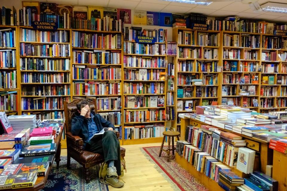 Charlie Byrne’s Bookshop in Galway, Ireland.