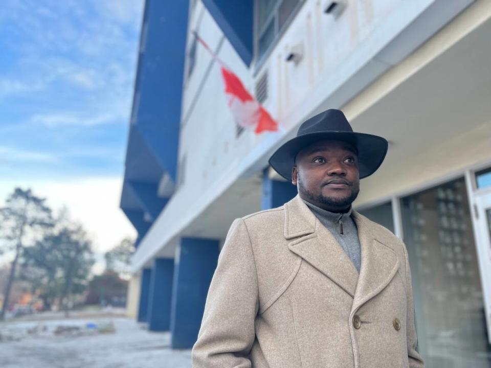 John Mulwa came to Canada in 2014, after he says he fled persecution in his home country of Kenya. Mulwa has lived in Hamilton for almost 8 years and has become a well-loved member of Hamilton's Kenyan community. On Dec. 28, he is being deported back to Kenya.  (Cara Nickerson/CBC - image credit)