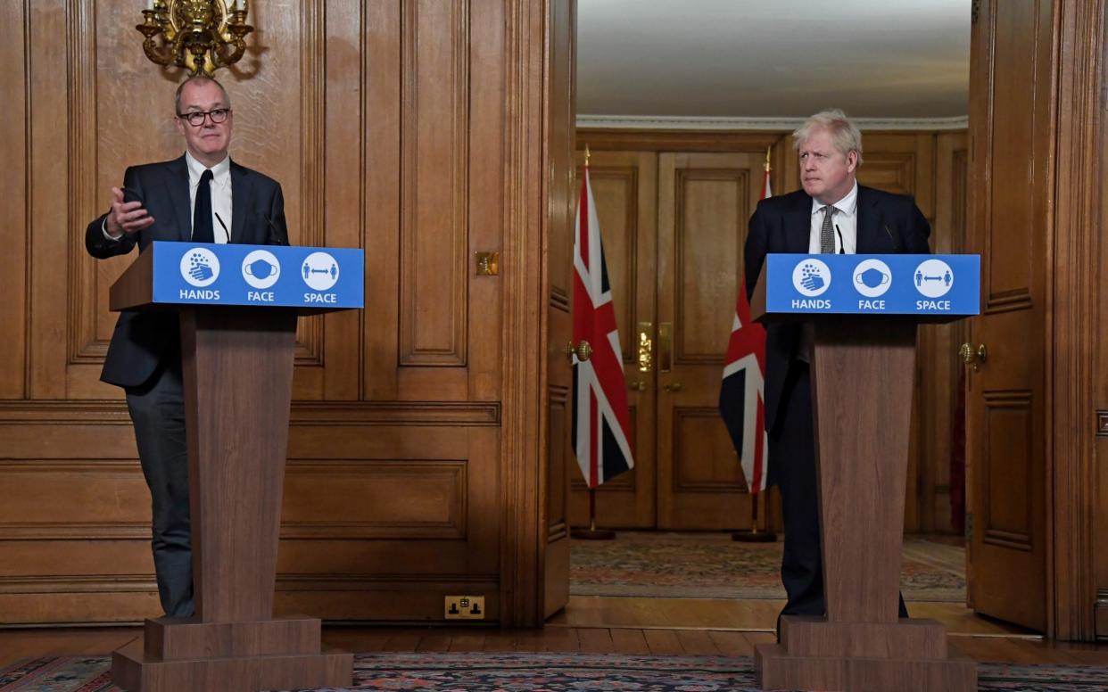 The new measures were announced in a press conference at Downing Street on Saturday night - AP