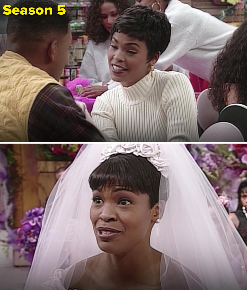 Lisa in Season 5 of Fresh Prince of Bel-Air