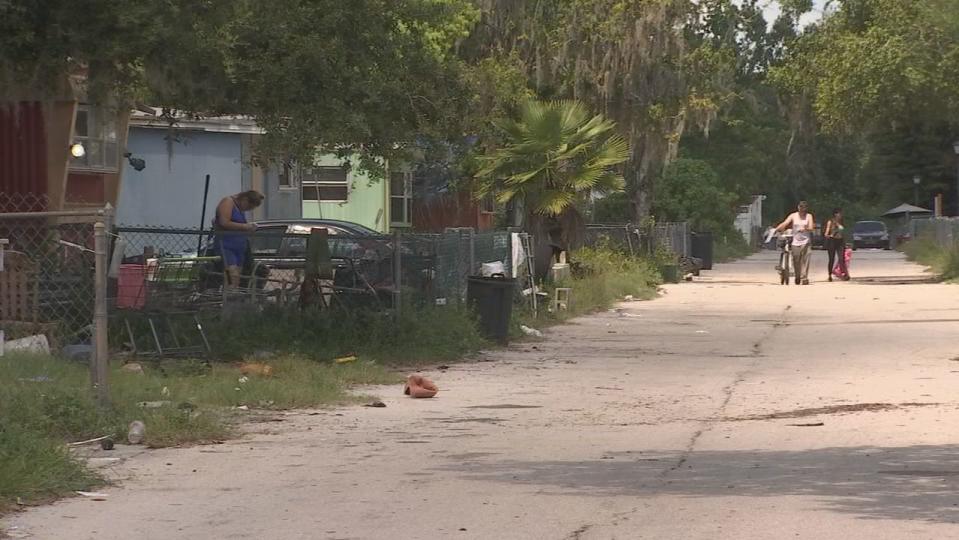 Few of the trailers in the park haven’t been vandalized. The lucky ones have smashed windows and broken doors. Others have had entire sides torn off and metal stripped by vandals and scrappers that prowl the neighborhood, looking for things to sell.