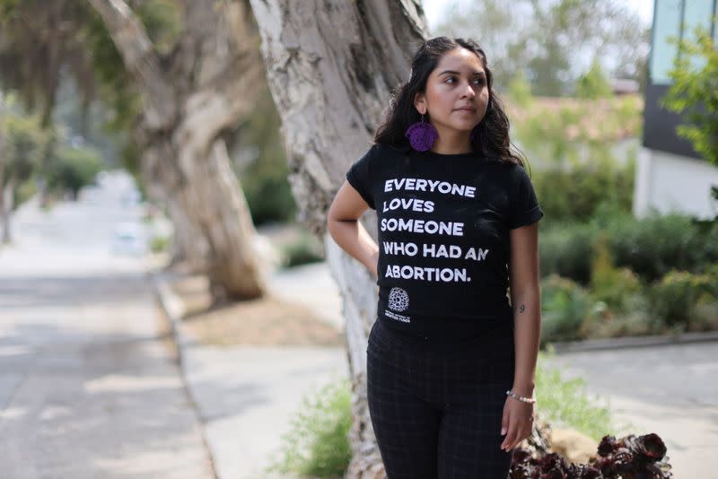 Jessy Rosales, 25, poses for a photo in Los Angeles