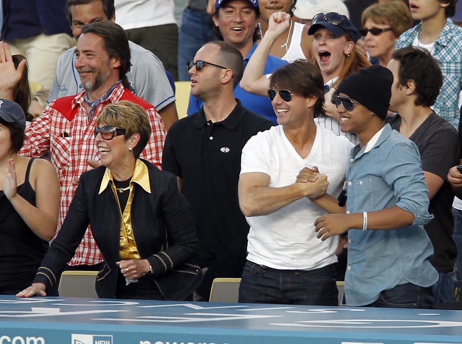 Fanning out at a 2010 Yankees-Dodgers game