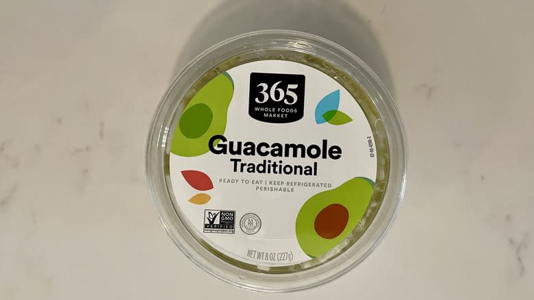 365 brand guacamole container