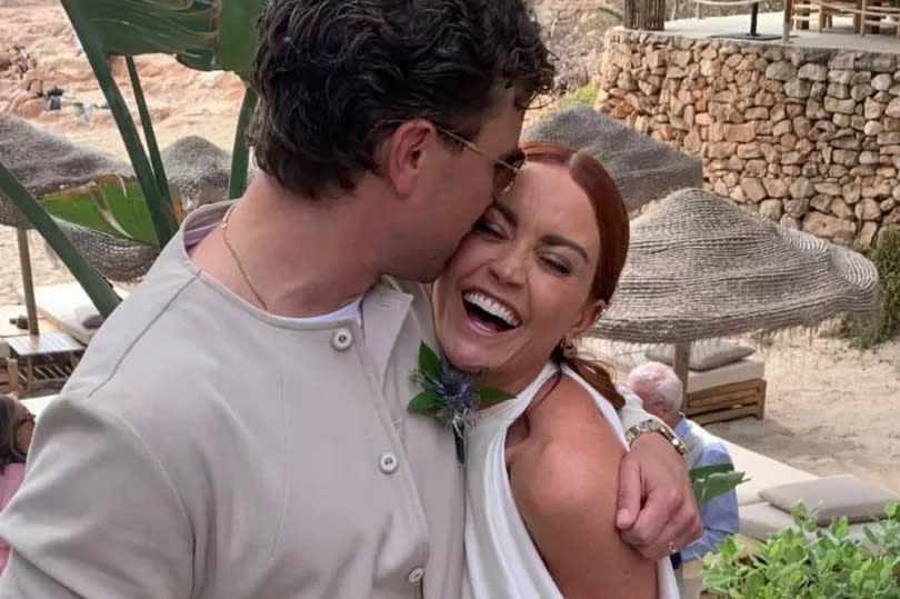 Arielle and George tied the knot in Ibiza -Credit:Instagram