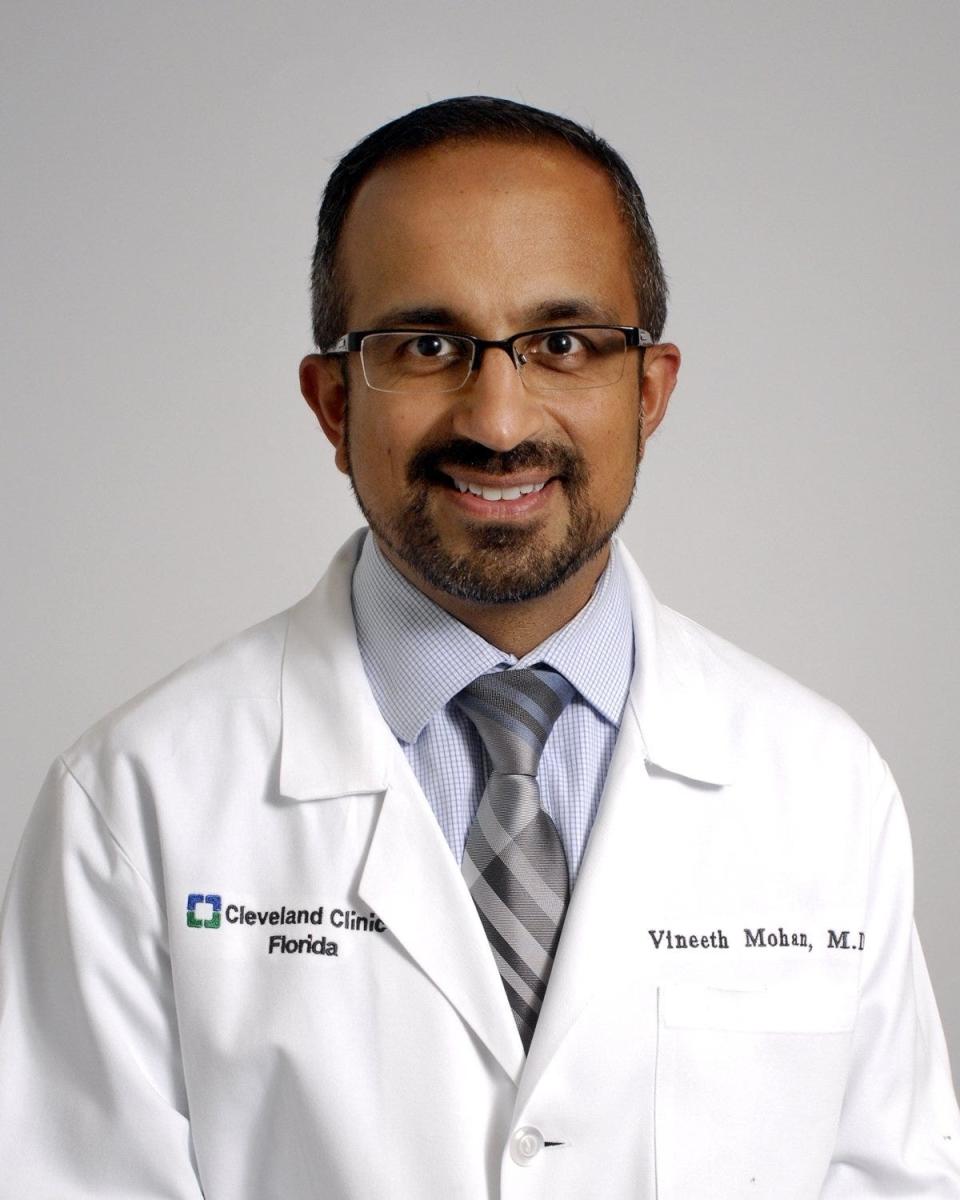 Dr. Vineeth Mohan, chairman of the Department of Endocrinology and Metabolism at Cleveland Clinic Weston.