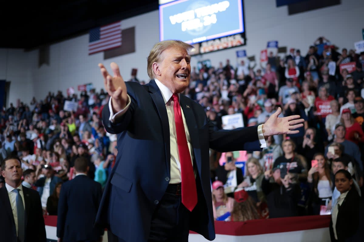 Donald Trump campaigns in Conway, South Carolina  (Getty Images)