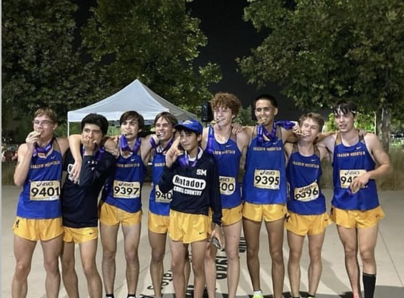 Shadow Mountain after winning Woodbridge Race,
Names (from left to right) Austin Pestka, Nathan Sario, Jaron Isfan, Colton Pestka, Matt Willoughby, Ryan Brass, Kannon Boloz, Cole Gresham, Jack Rea.