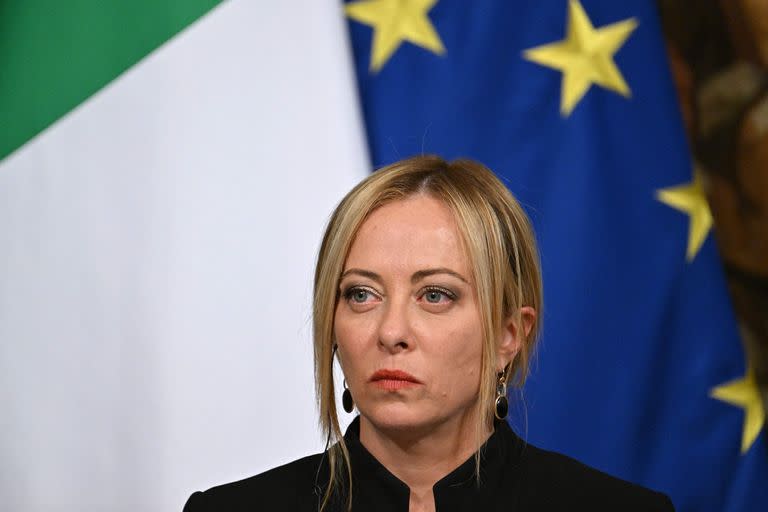 La primera ministra italiana, Giorgia Meloni