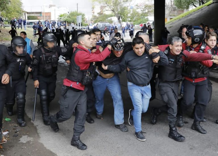 Agresión a Sergio Berni.