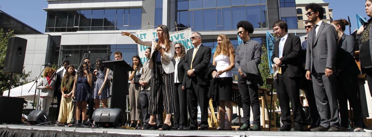 <span class="caption">The legal battle these young plaintiffs are waging might not be over yet.</span> <span class="attribution"><a class="link " href="http://www.apimages.com/metadata/Index/Youths-Sue-Climate-Change/c50712fe0fdc45ad8387870bdb77727a/5/0" rel="nofollow noopener" target="_blank" data-ylk="slk:AP Photo/Steve Dipaola;elm:context_link;itc:0;sec:content-canvas">AP Photo/Steve Dipaola</a></span>