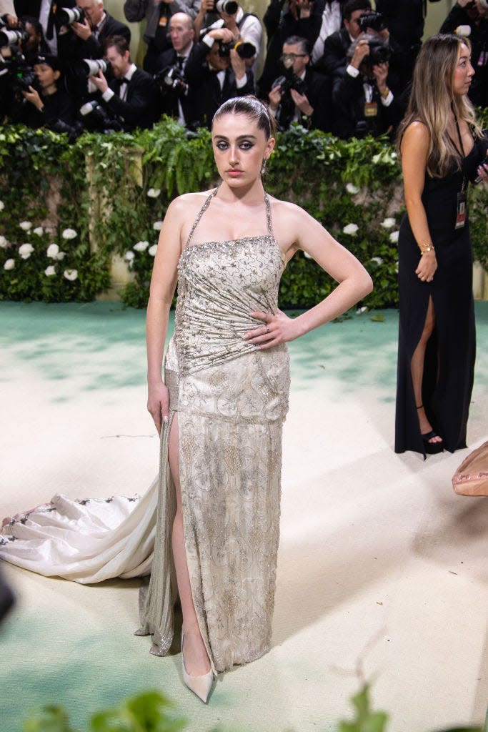 Rachel Sennott attends the 2024 Met Gala