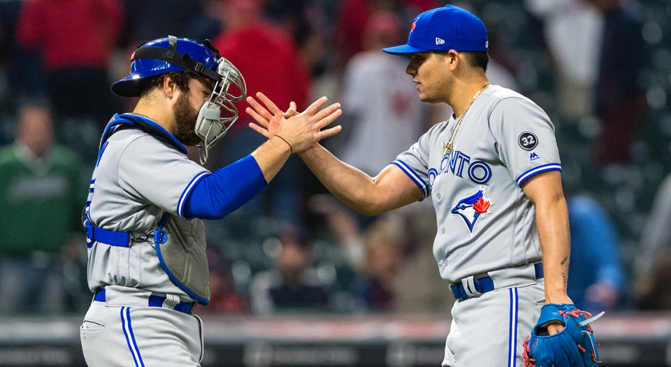 Osuna hasn’t been the only stud in the Blue Jays bullpen so far. (Jason Miller/Getty Images)