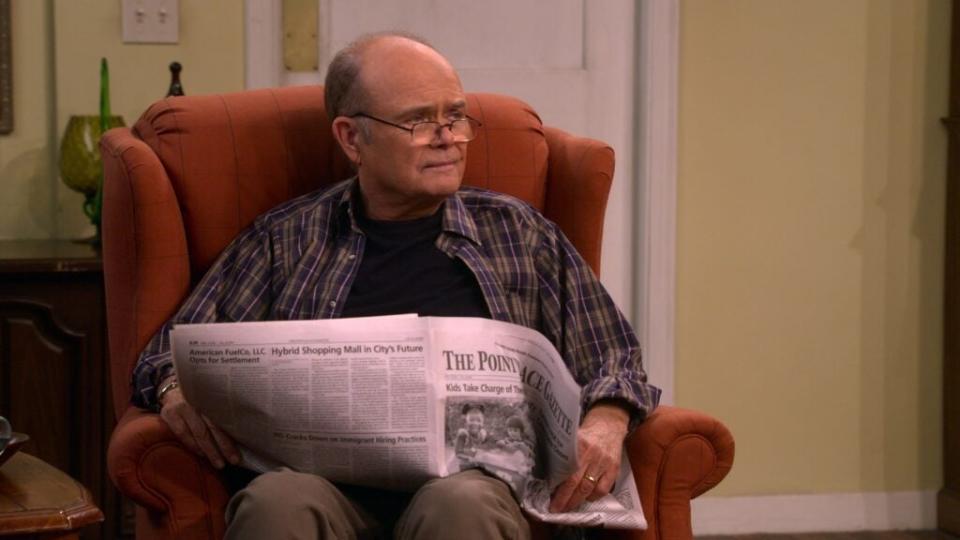 That ’90s Show. Kurtwood Smith as Red Forman in episode 102 of That ’90s Show. Cr. Courtesy Of Netflix