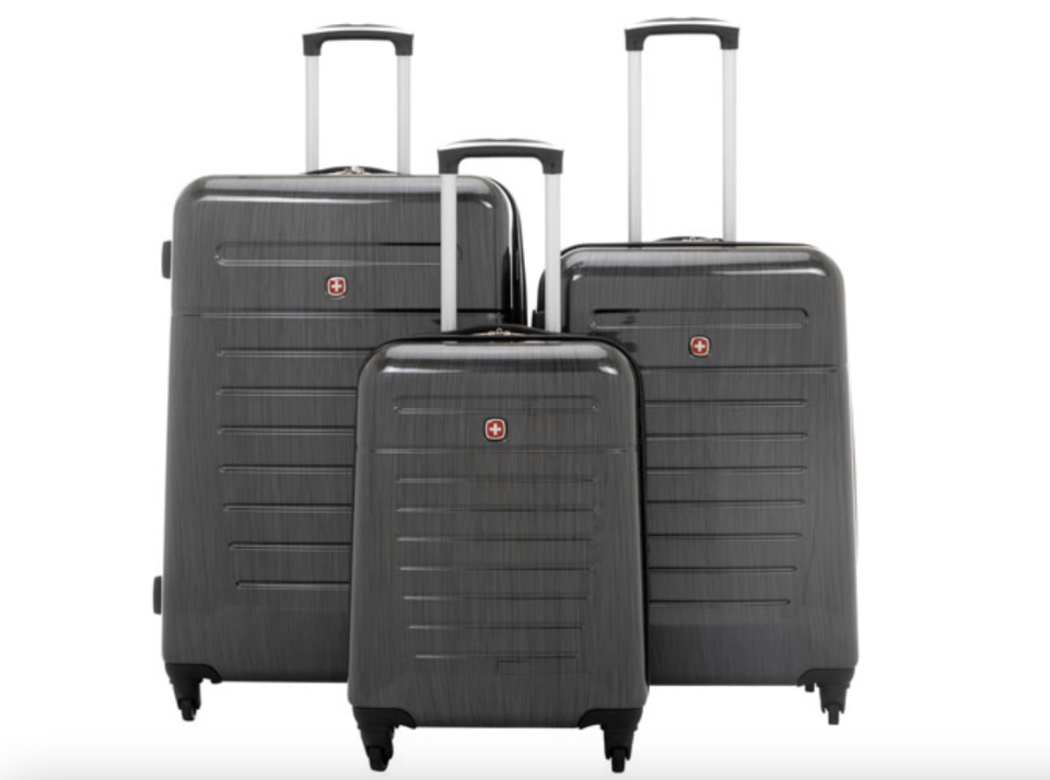 SWISSGEAR Extravagence 3-Piece Hard Side Expandable Luggage Set - Black
