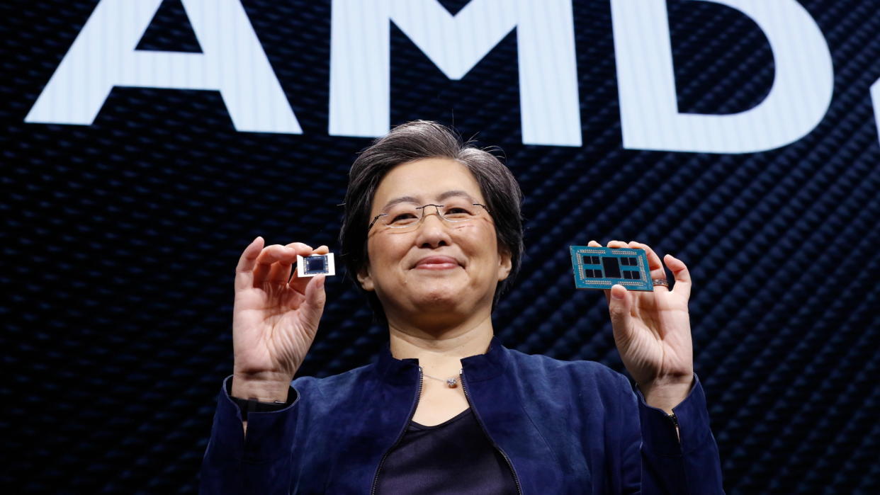  AMD's CEO Lisa Su at CES 2020. 