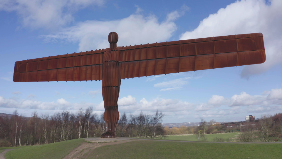 The Angel of the North is one of the UK locations featured (BBC/PA)