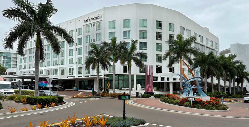 Art Ovation Hotel is located at 1255 N. Palm Ave. in downtown Sarasota.