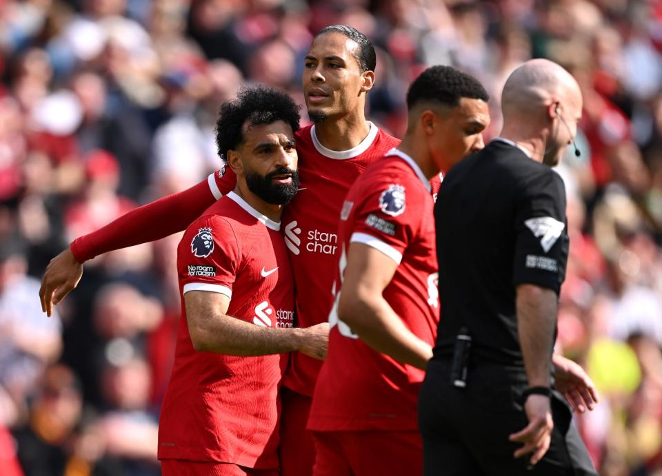 John Barnes has advised Liverpool fans how to react if Van Dijk, Salah and Alexander-Arnold leave