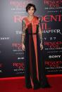 <p>Ruby stunned in this unique red and black number by Vionnet earlier this month. [Photo: Getty] </p>