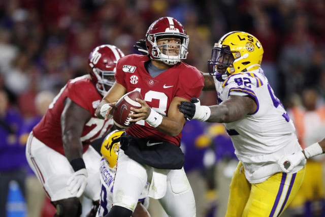 NFL Draft: Alabama's Saban praises Joe Burrow; Patriots' Belichick