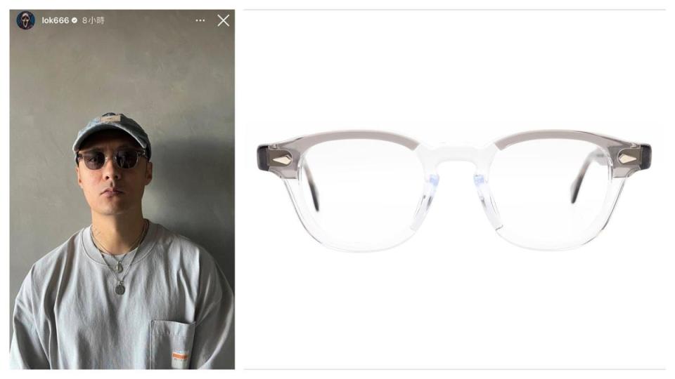 JULIUS TART OPTICAL經典AR 透明灰框 NT$13,800  Julius Tart Opitcal。（JEpoque提供）