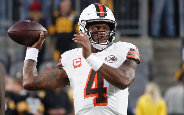 Browns quarterback Deshaun Watson inactive, rookie Dorian Thompson