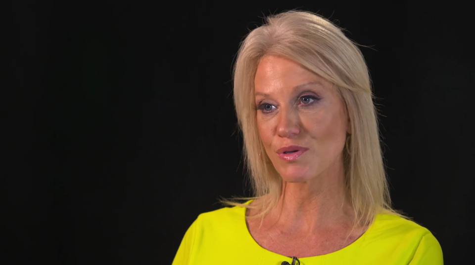 Kellyanne Conway, Trump campaign manager. (Photo: Yahoo News Video)